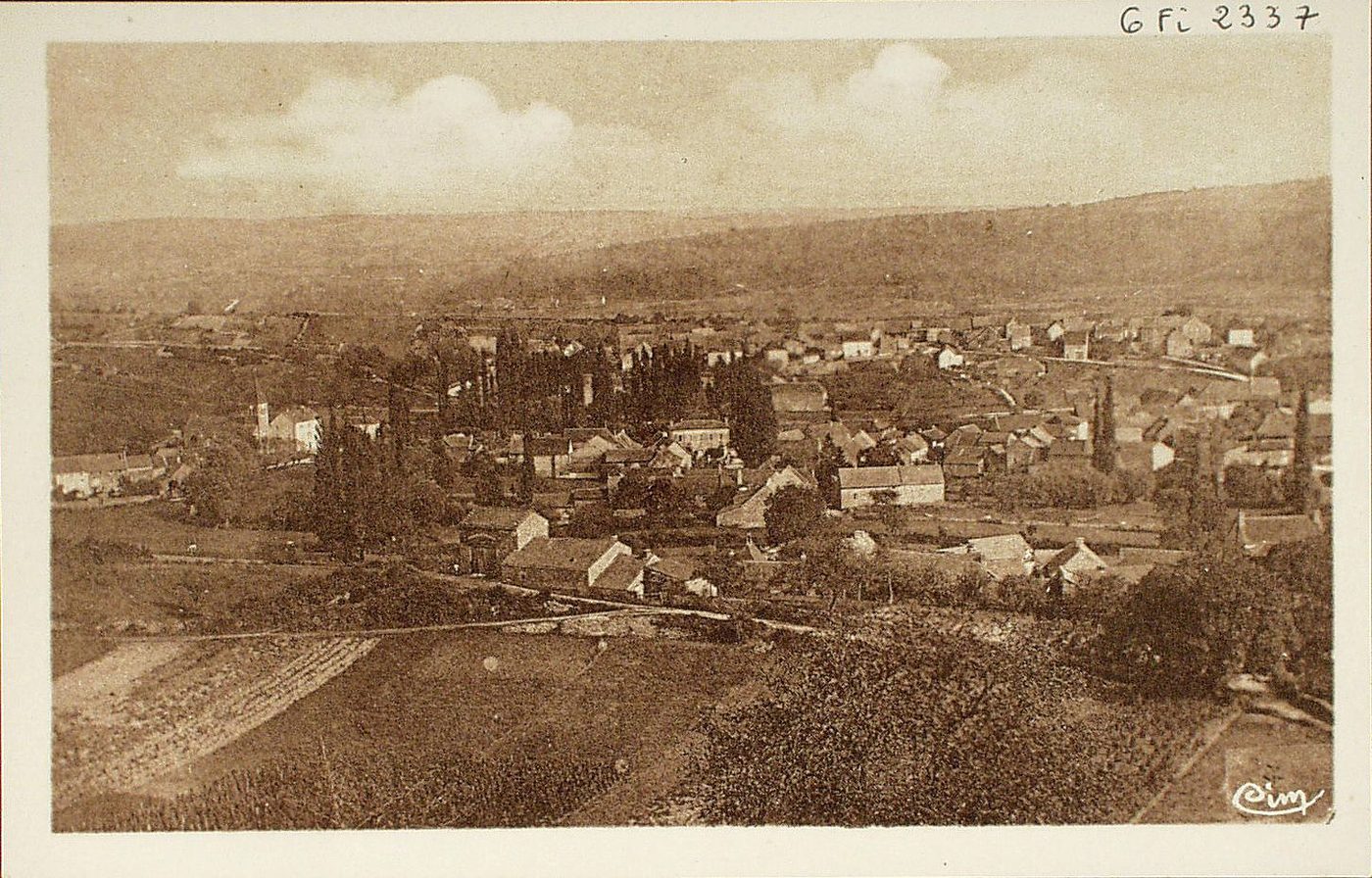 Martailly-lès-Brancion. Vue panoramique.
