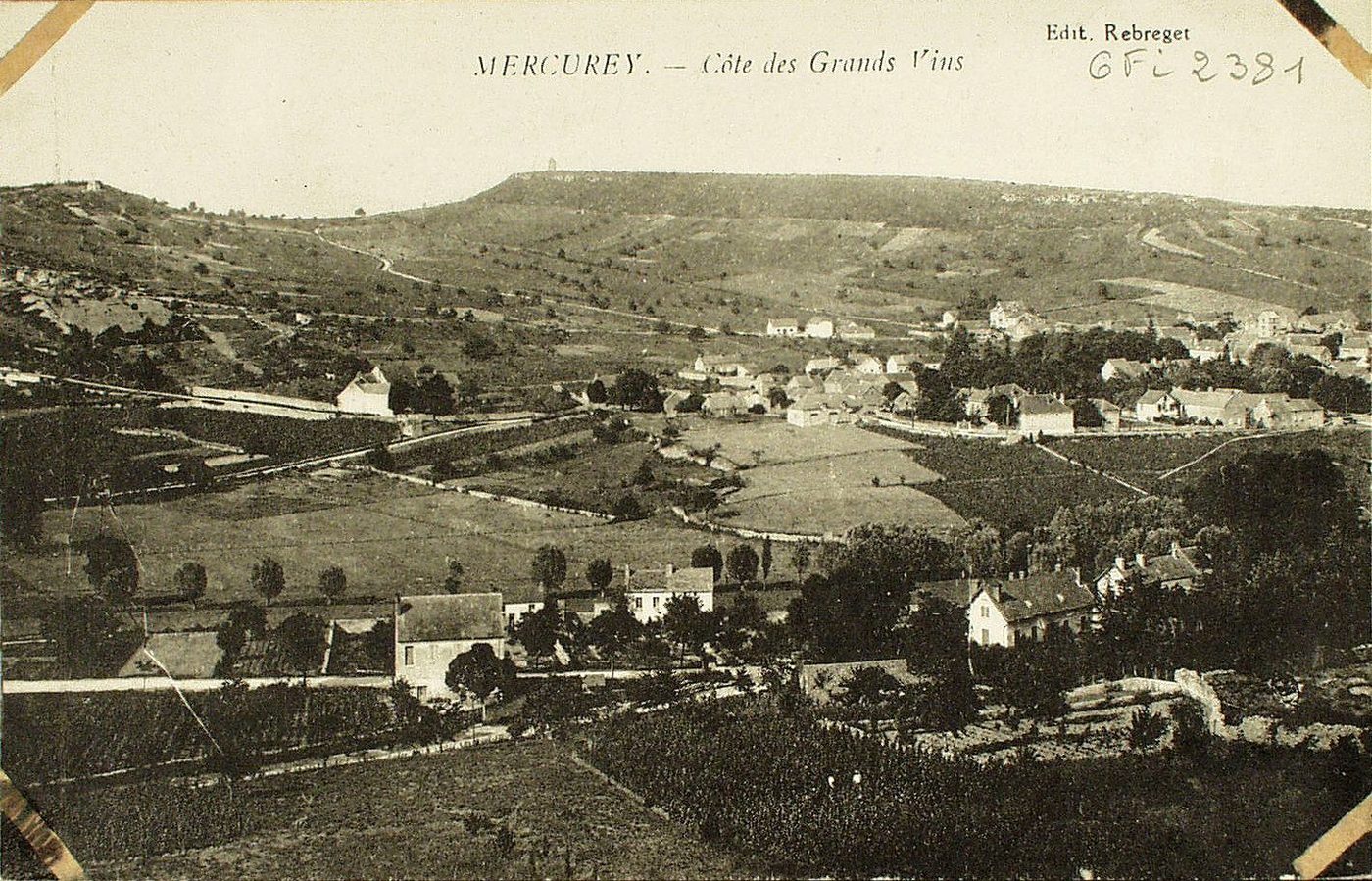 Mercurey. Côte des grands vins.