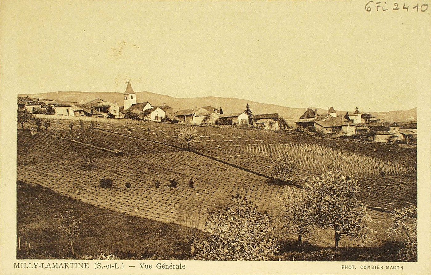 Milly-Lamartine. Vue générale.