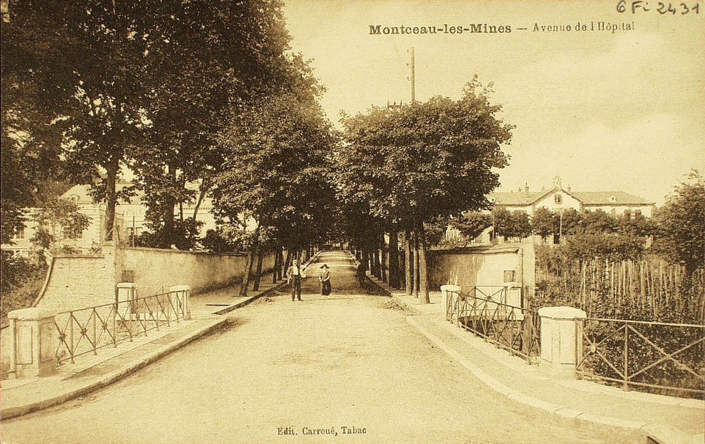 Montceau-les-Mines. Avenue de l'hôpital.