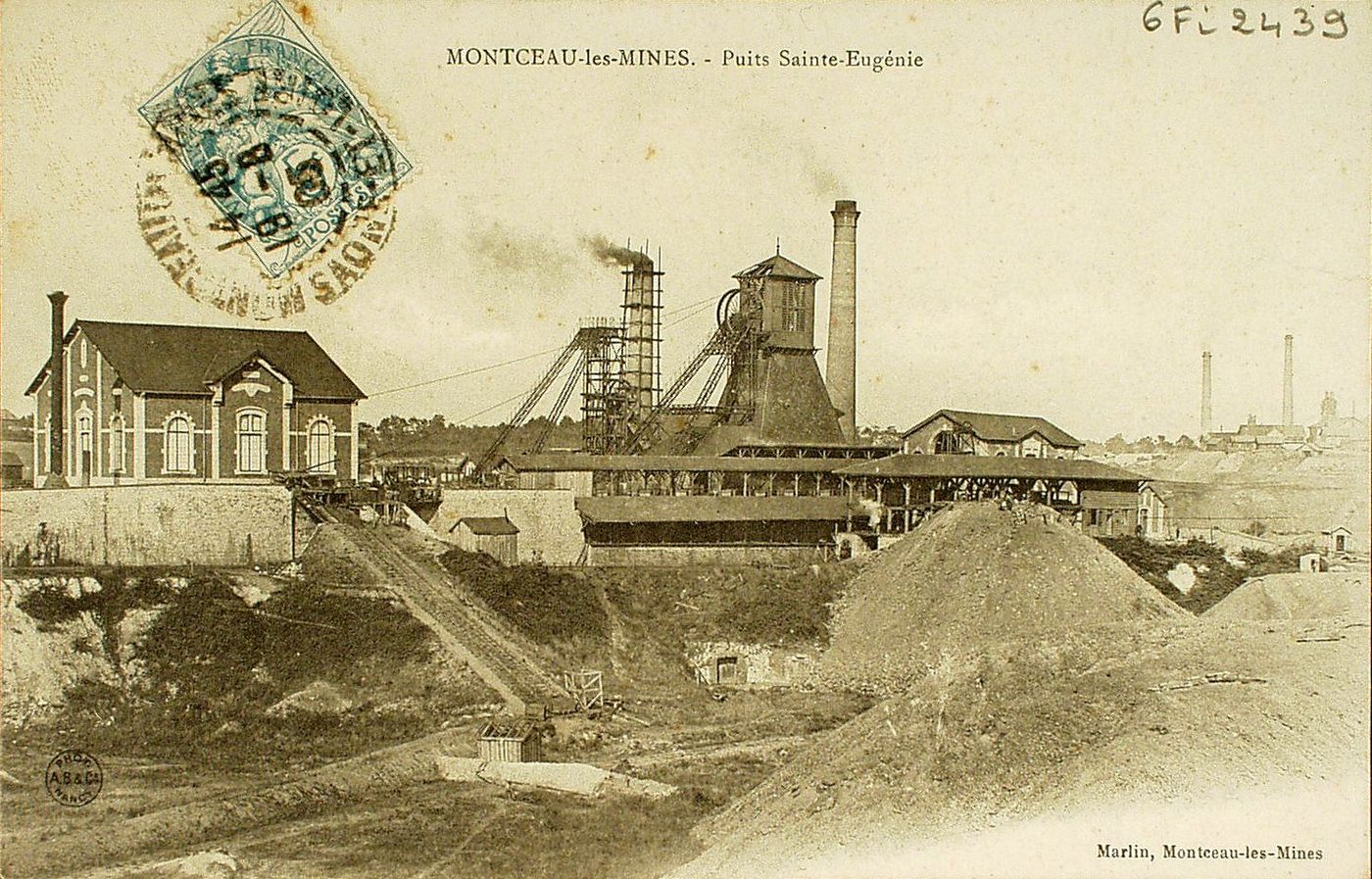 Montceau-les-Mines. Puits Sainte-Eugénie.
