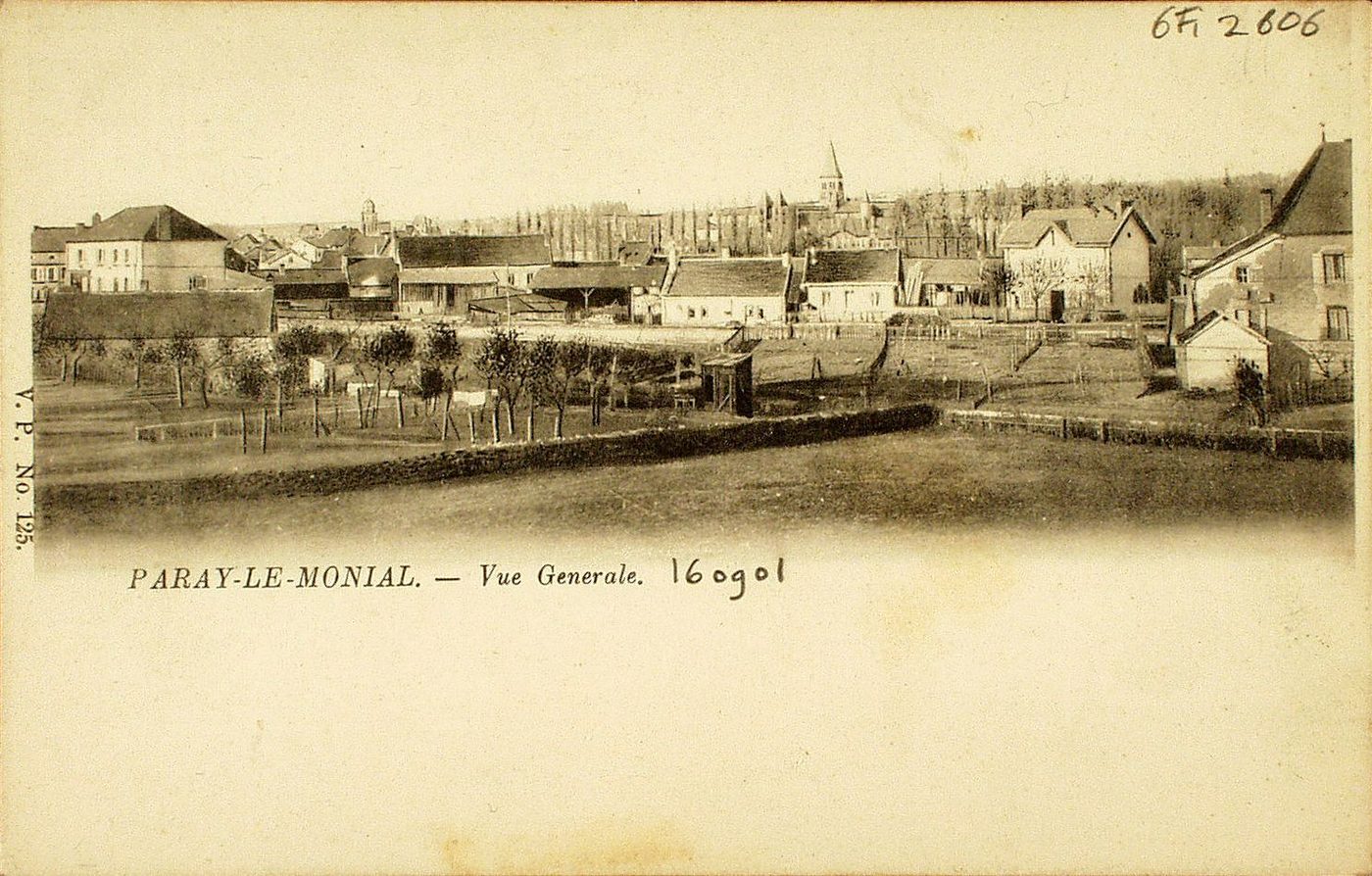 Paray-le-Monial. Vue générale.
