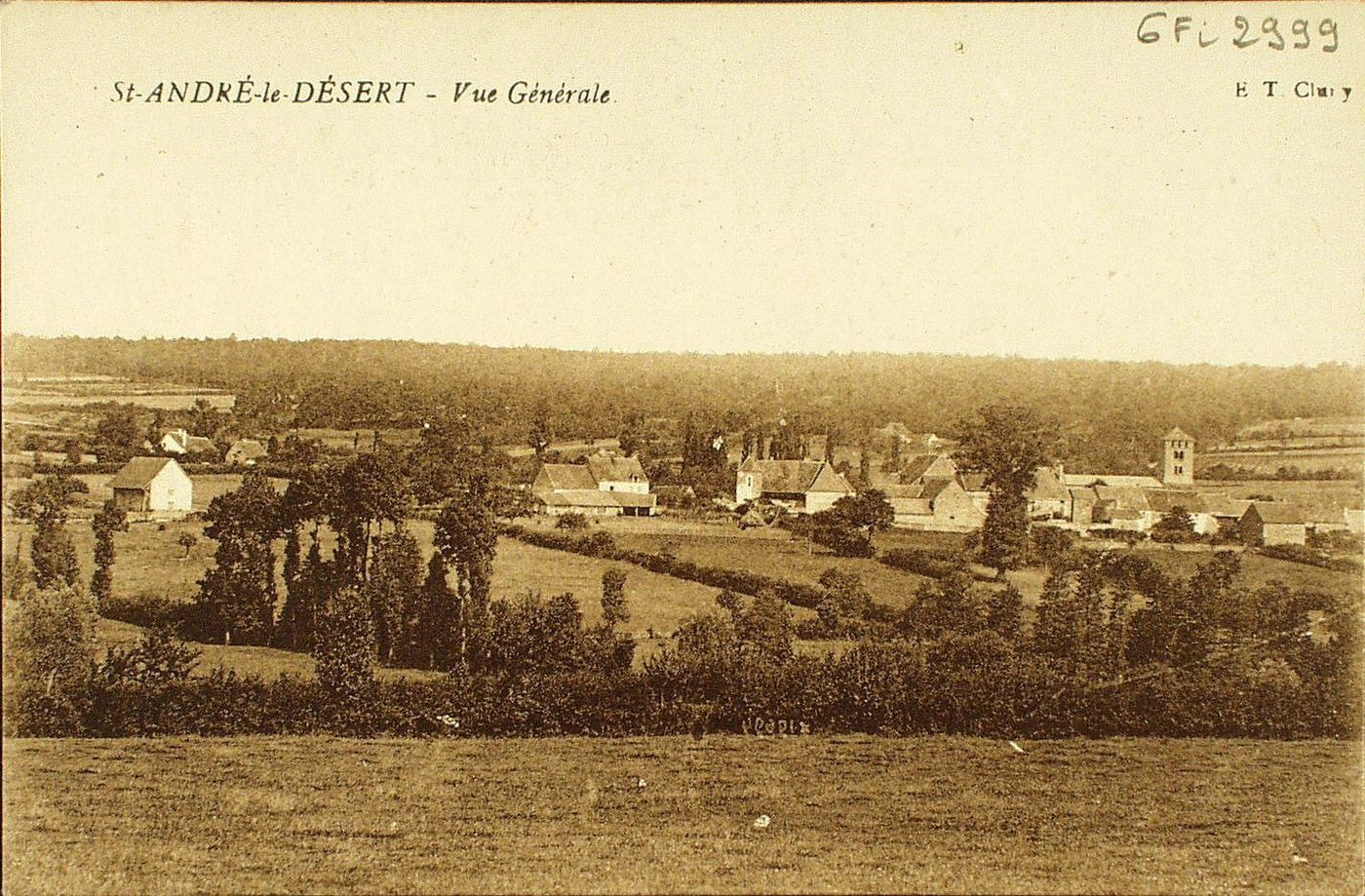 Saint-André-le-Désert. Vue générale.