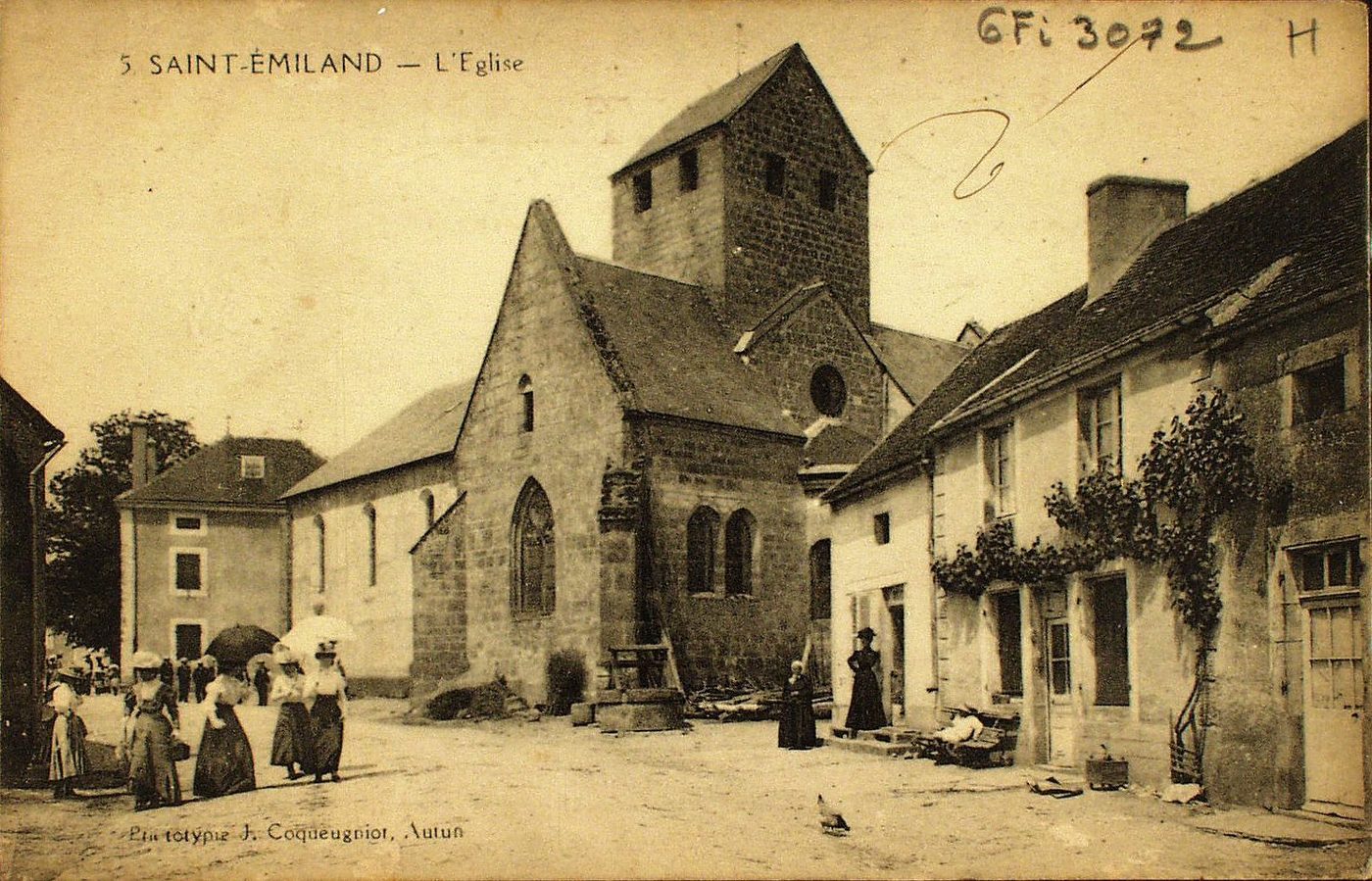 Saint-Emiland. L'église.