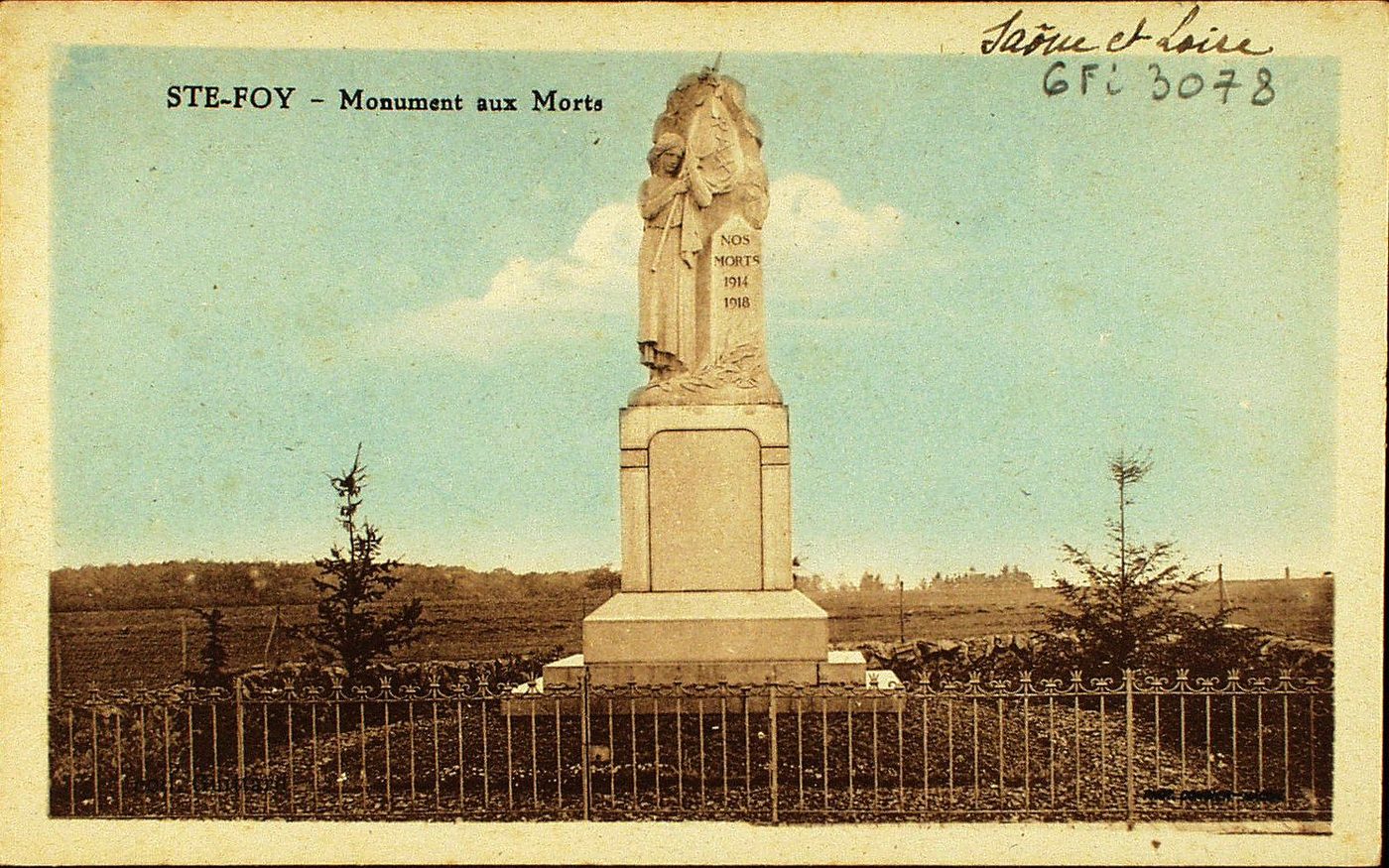 Sainte-Foy. Monument aux morts.