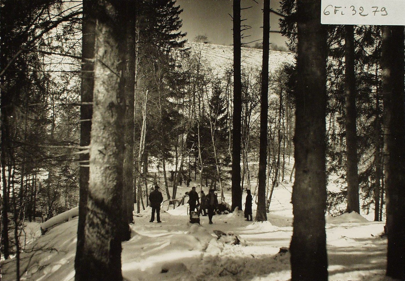 Le Morvan. Saint-Prix. Le Haut-Folin. Station de ski.