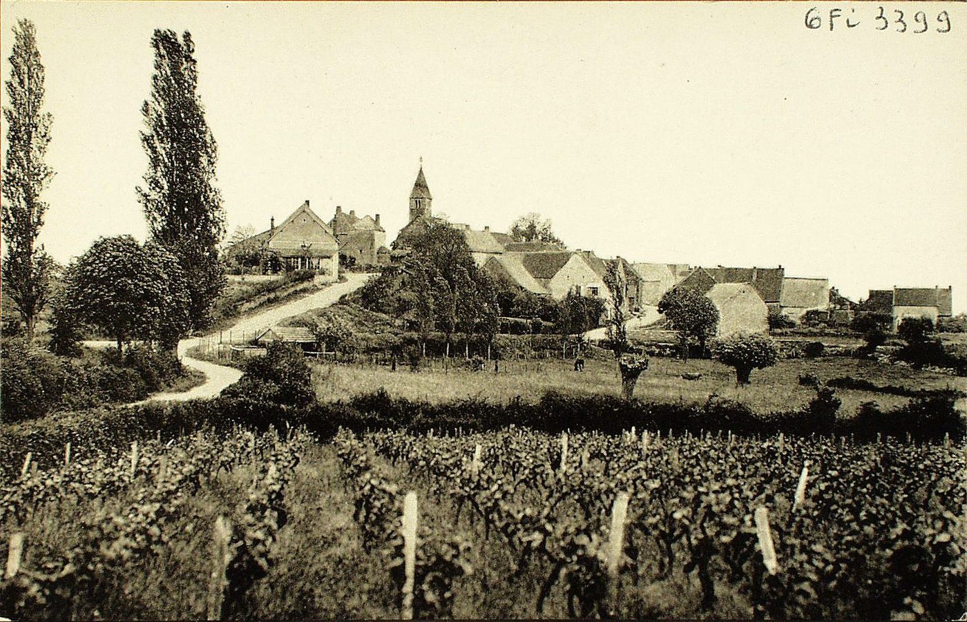 Saules. Vue générale.
