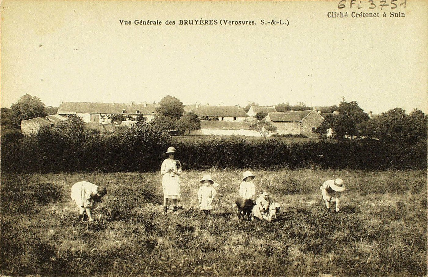 Vue générale des Bruyères (Vérosvres).