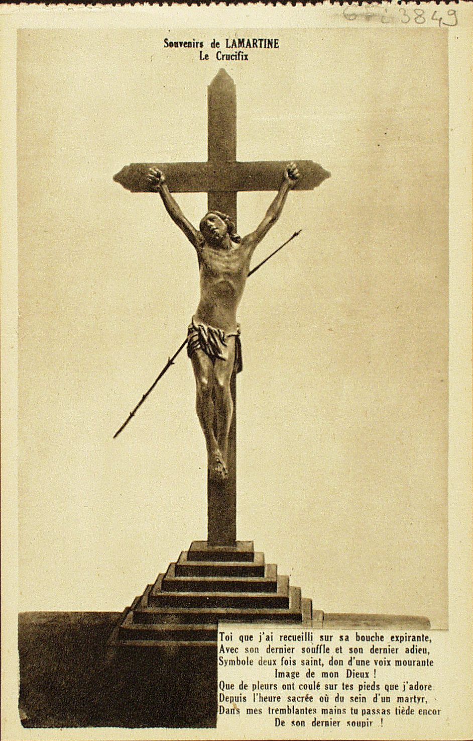 Souvenirs de Lamartine. Le crucifix.