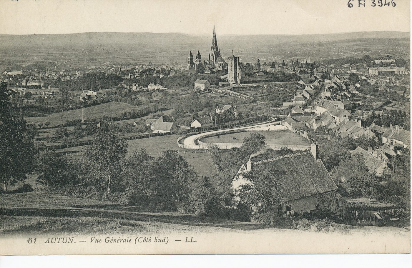 Autun. Vue générale (côté sud).