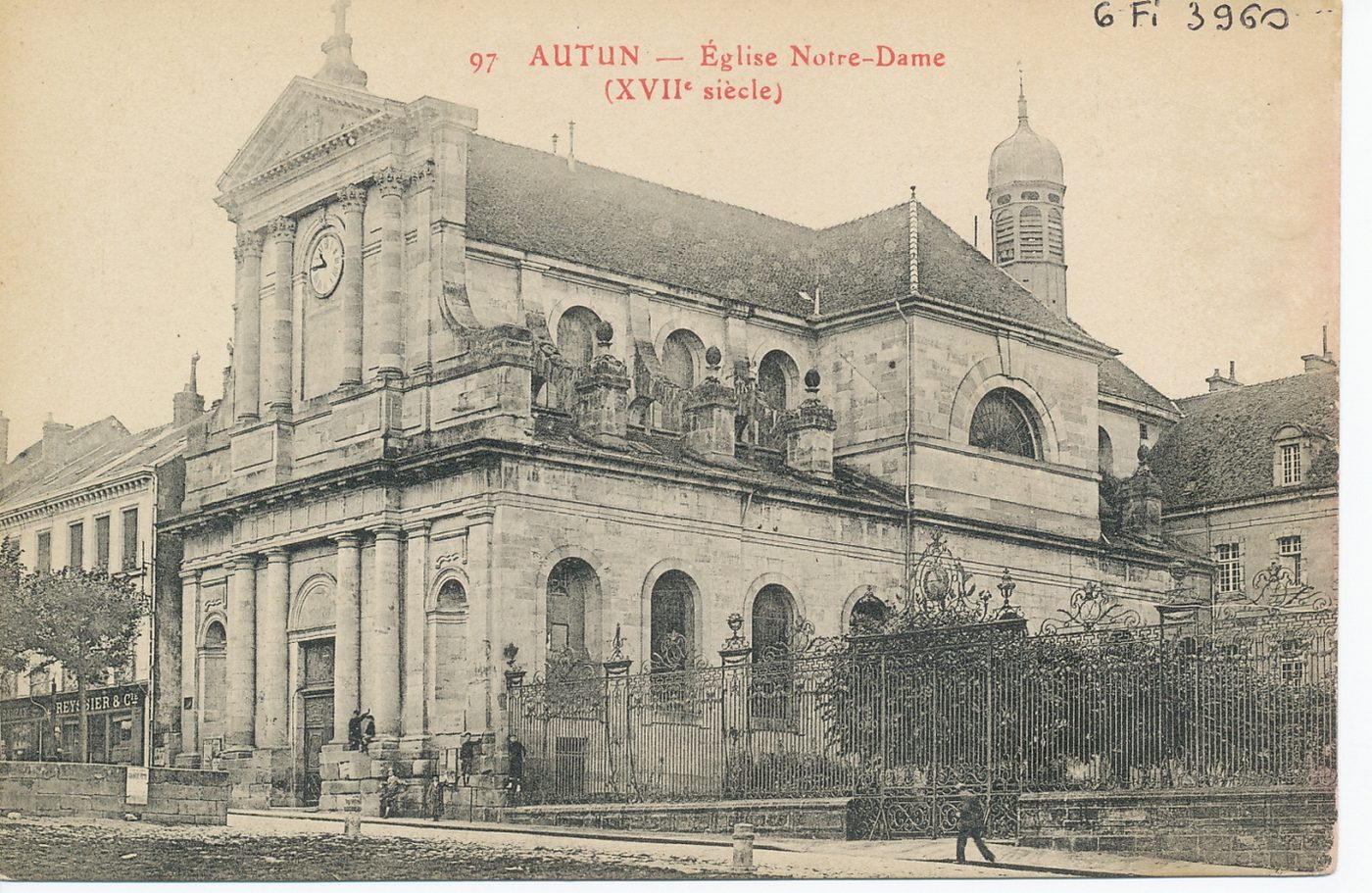 Autun. Eglise Notre-Dame (XVIIe s.).