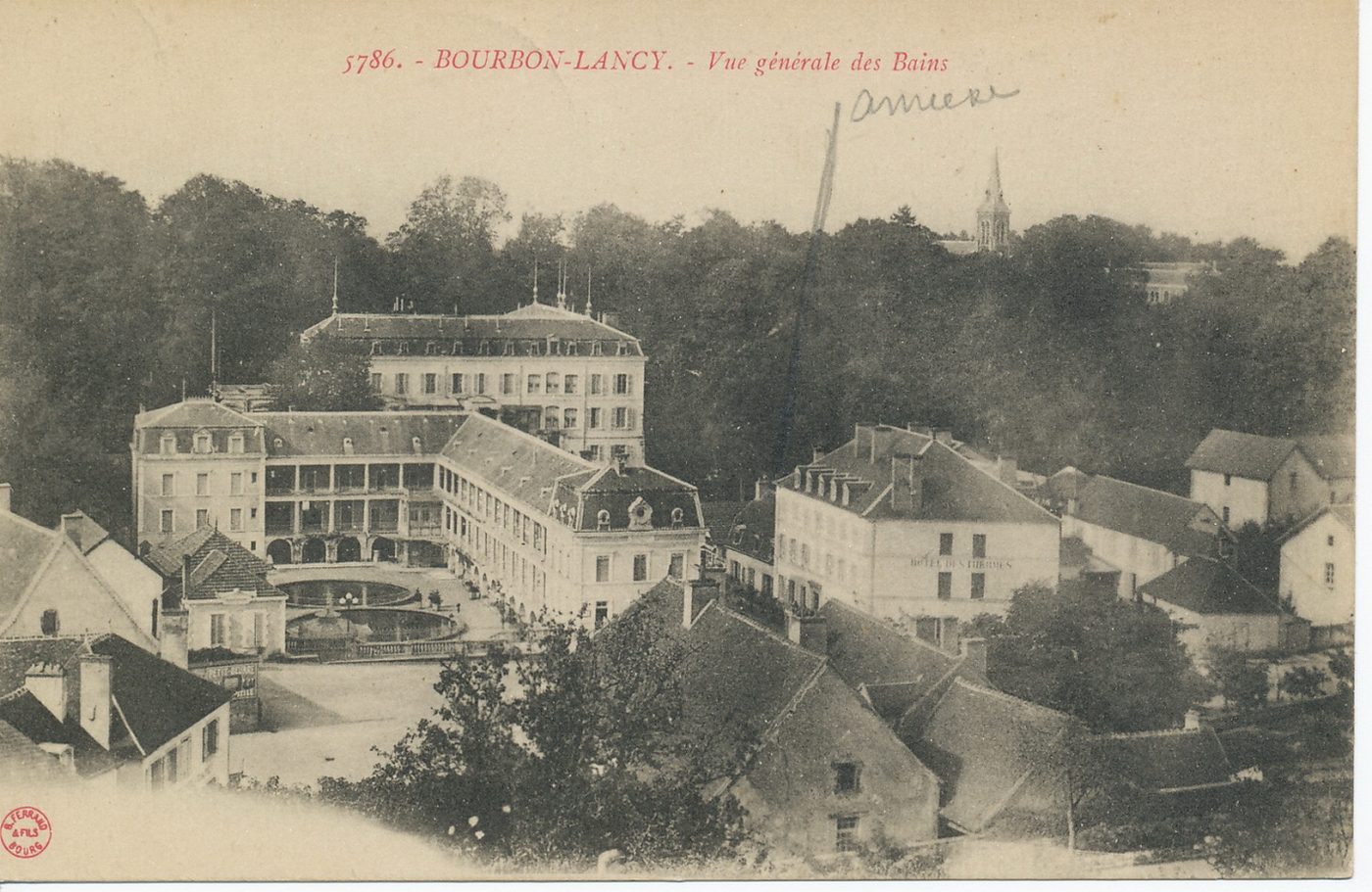 Bourbon-Lancy. Vue générale des Bains.
