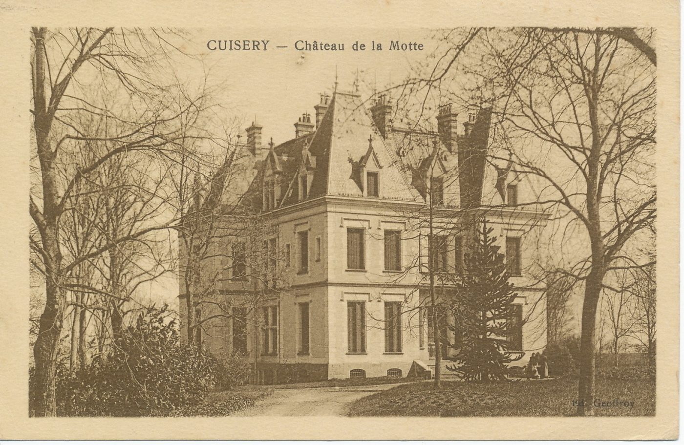 Cuisery. Château de la Motte.