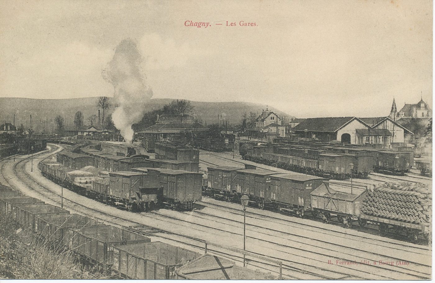 Chagny. Les gares.