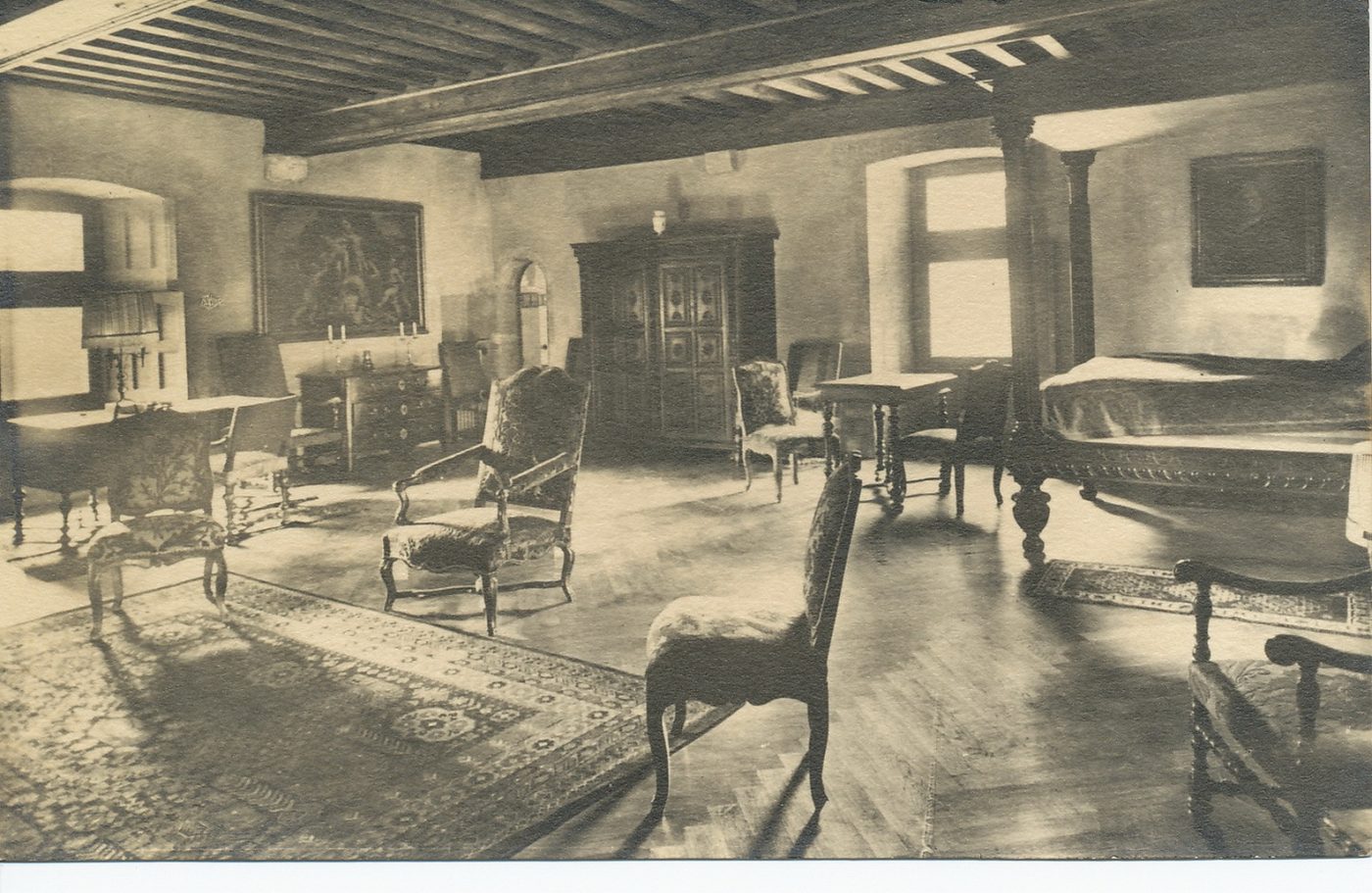 Château de Trélague. Chambre d'honneur