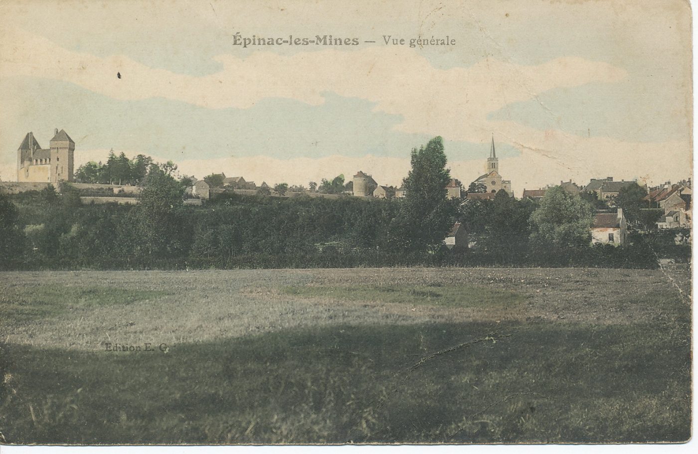 Epinac-les-Mines. Vue générale.