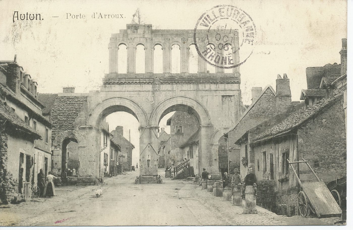 Autun. Porte d'Arroux.