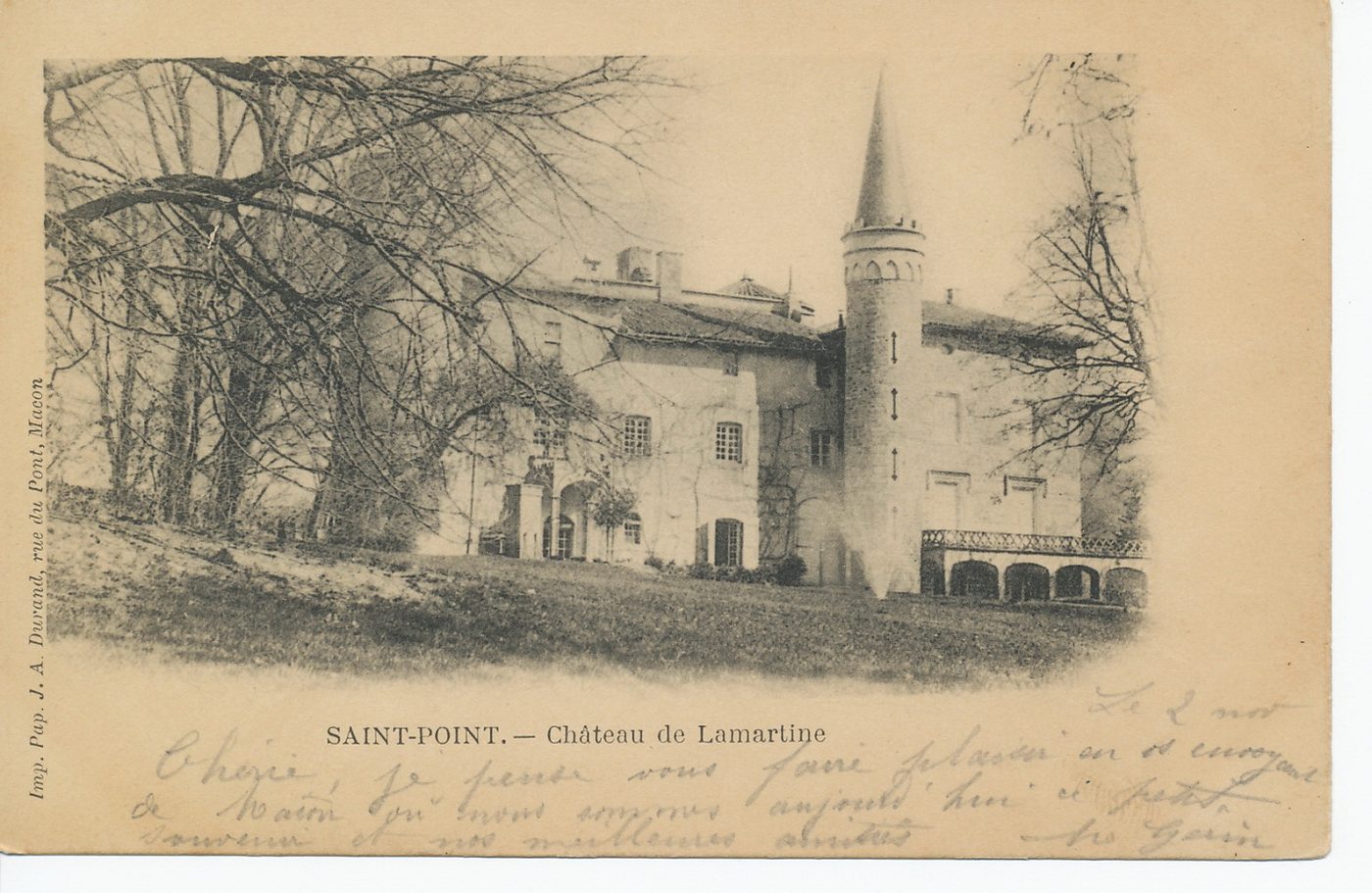 Saint-Point. Château de Lamartine.