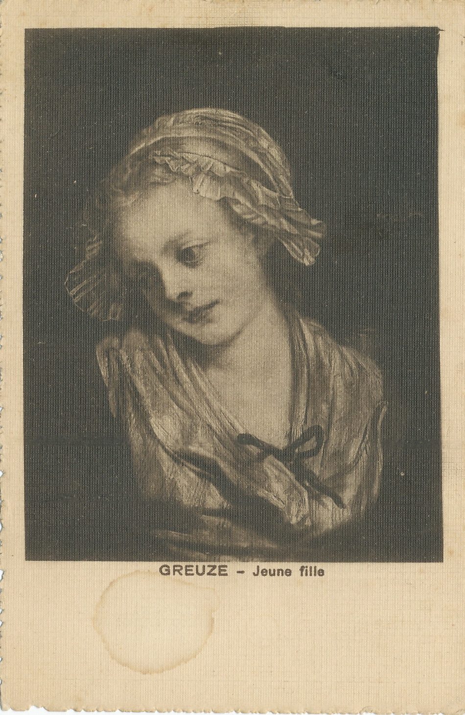 Greuze. Jeune fille.
