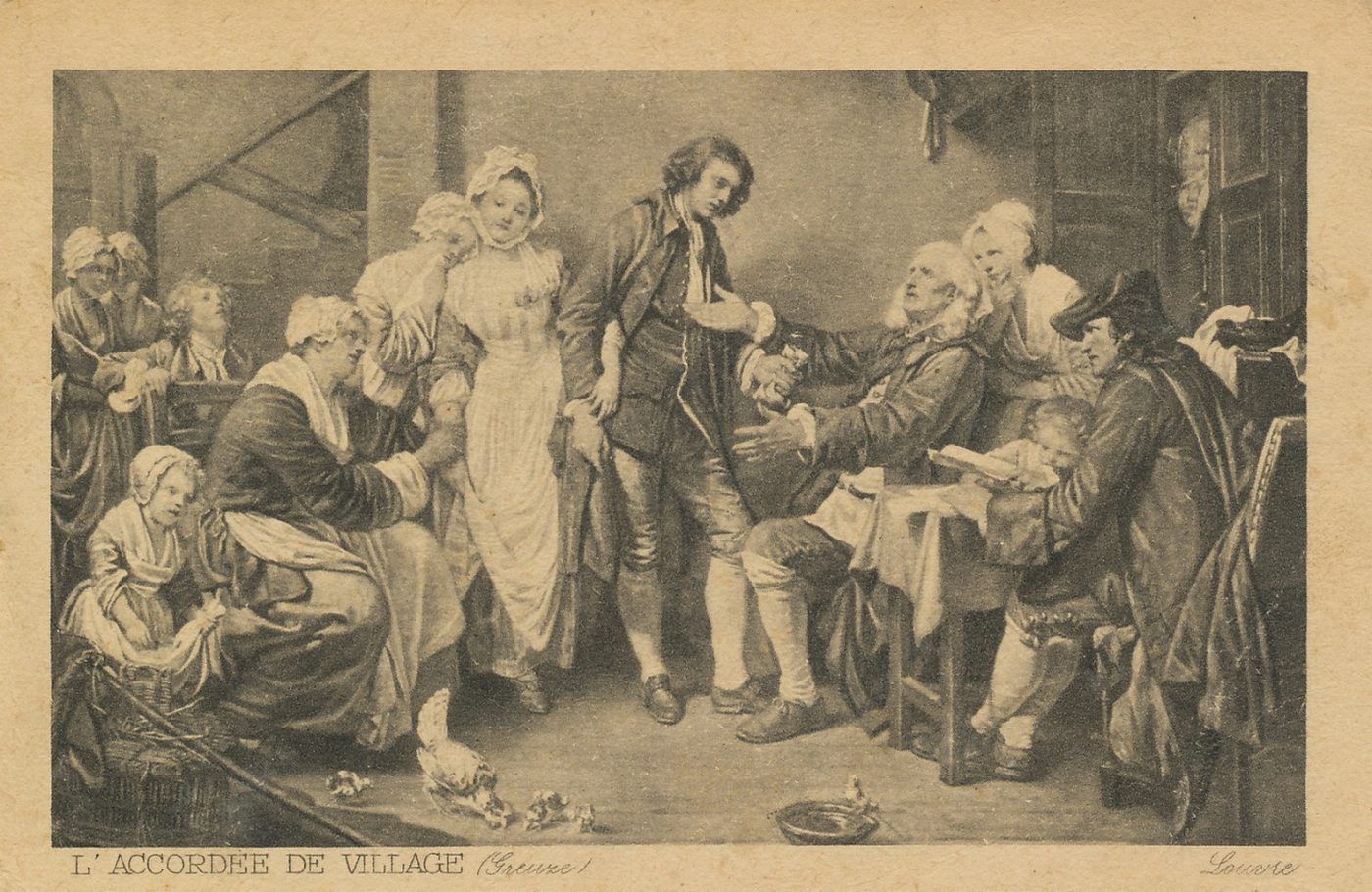 L'accordée de Village (Greuze).