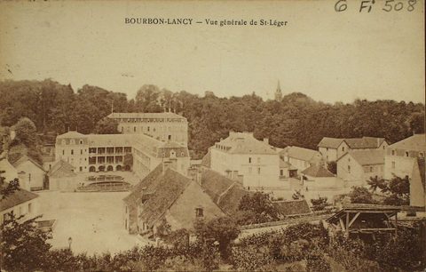 Bourbon-Lancy. Vue générale de Saint-Léger.
