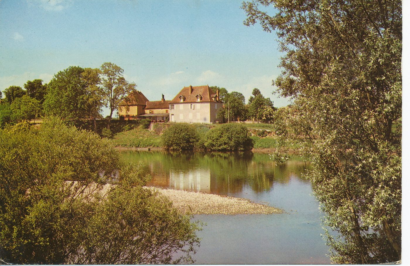 Marcigny. Le port d'Artaix, la Loire.