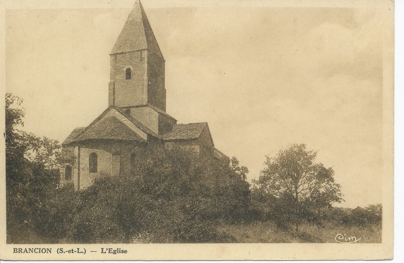 Brancion. L'église.