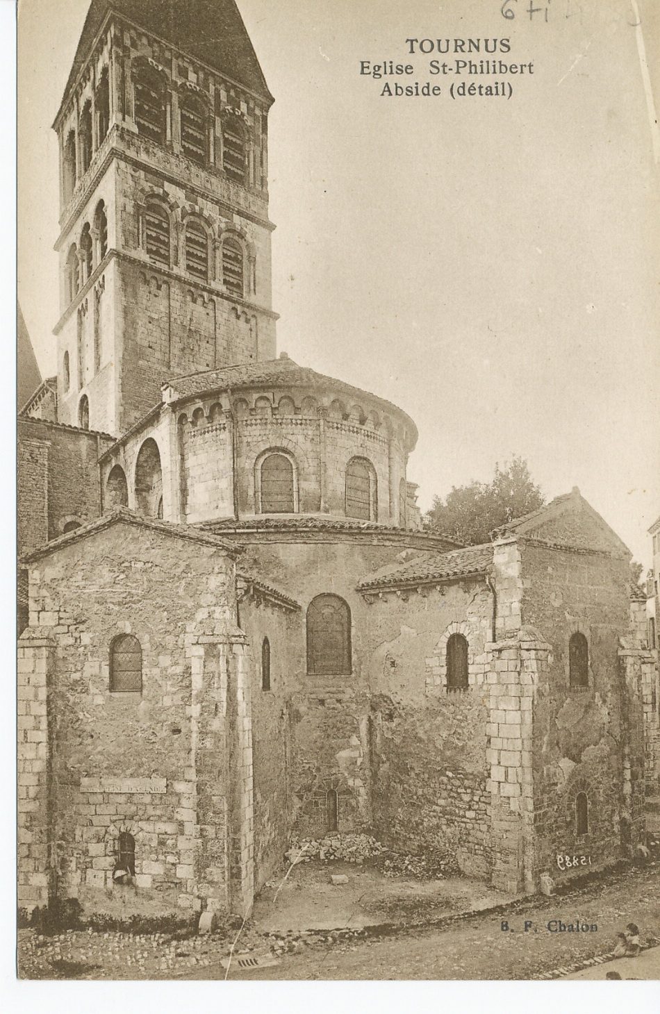 Tournus. Eglise Saint-Philibert. Abside (détail).
