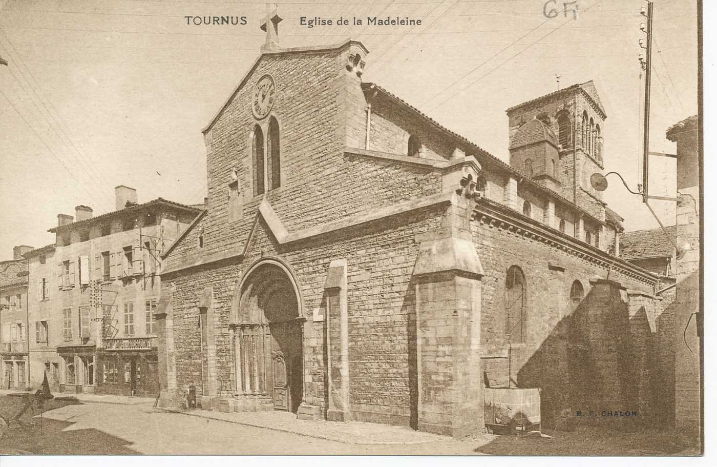 Tournus. Eglise de la Madeleine.