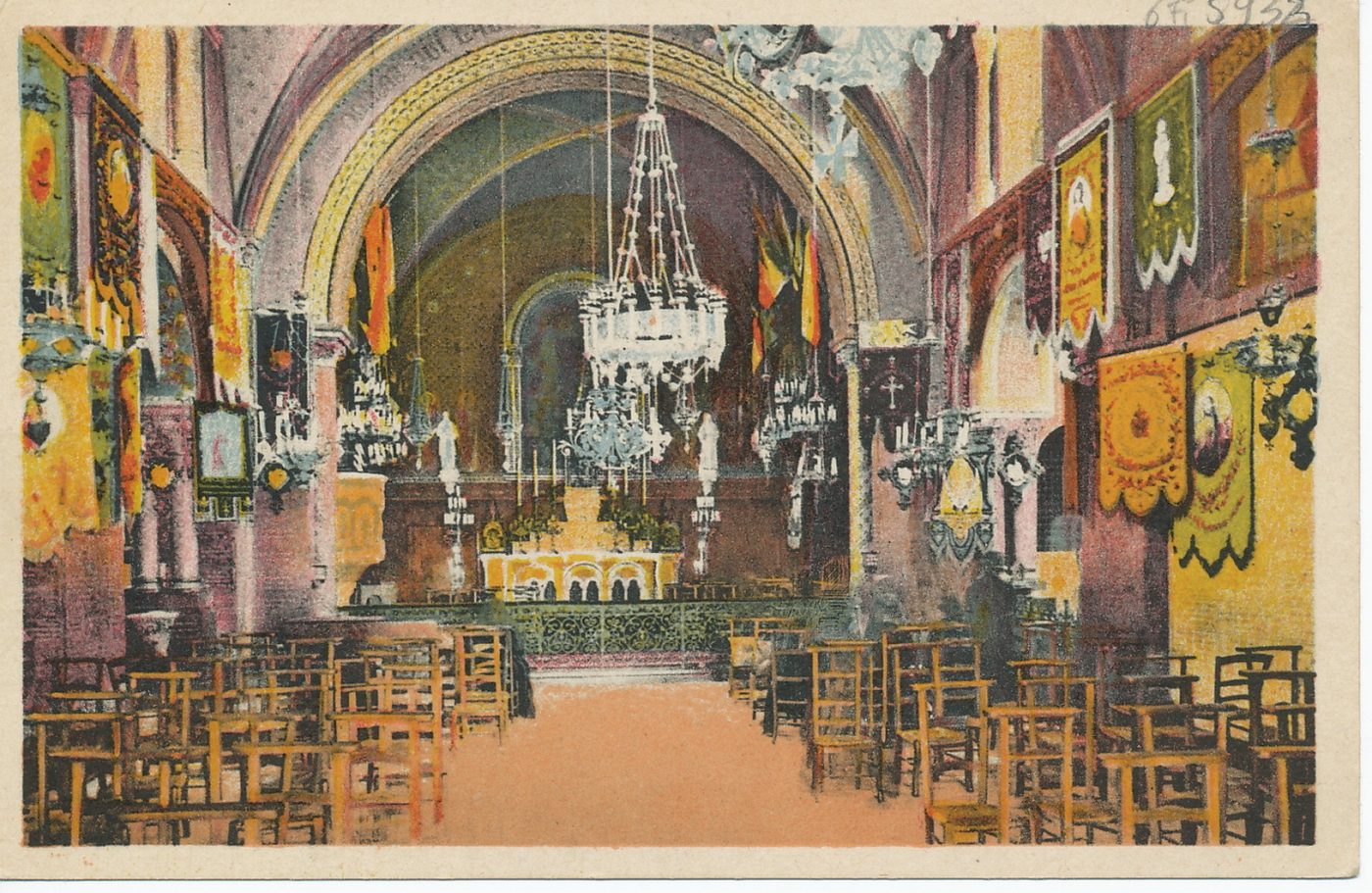 Paray-le-Monial. Intérieur de la visitation.