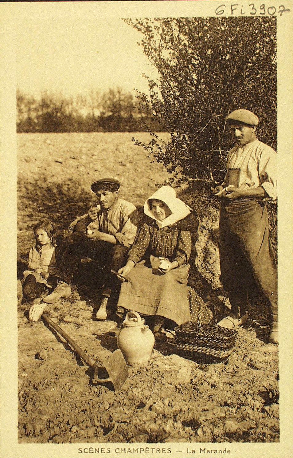 Scènes champêtres. La marande.
