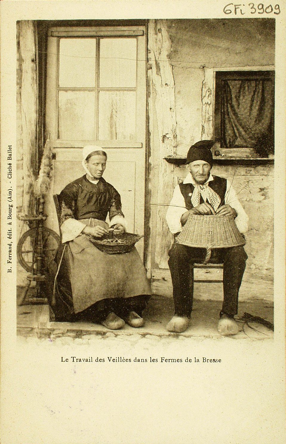 Le travail des veillées dans les fermes de la Bresse.