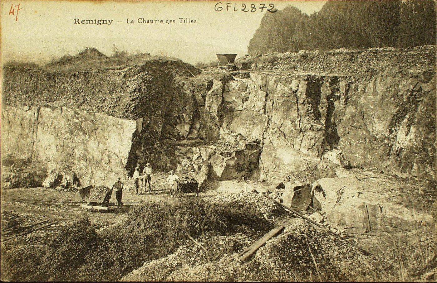 Remigny. La chaume des Tilles.
