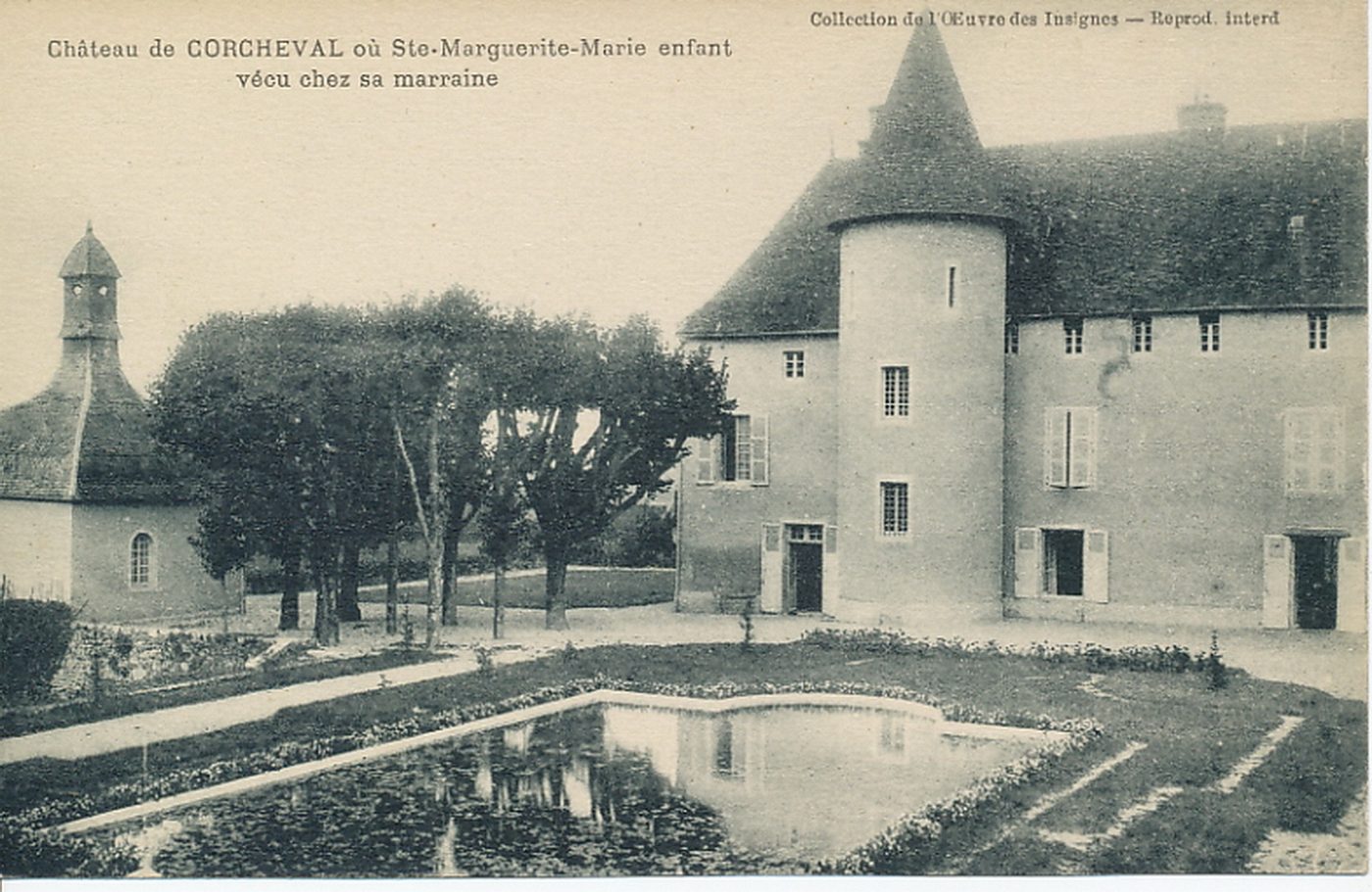 Château de Corcheval où sainte Marguerite-Marie enfant vécu chez sa marraine.