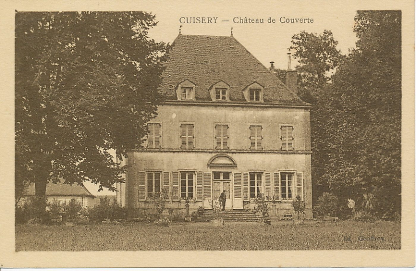Cuisery. Château de Couverte.
