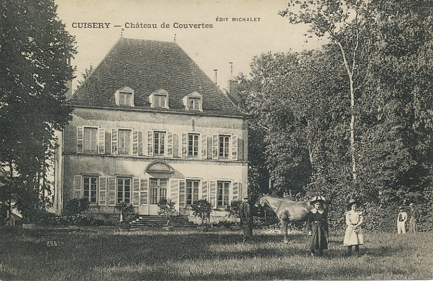 Cuisery. Château de Couverte.