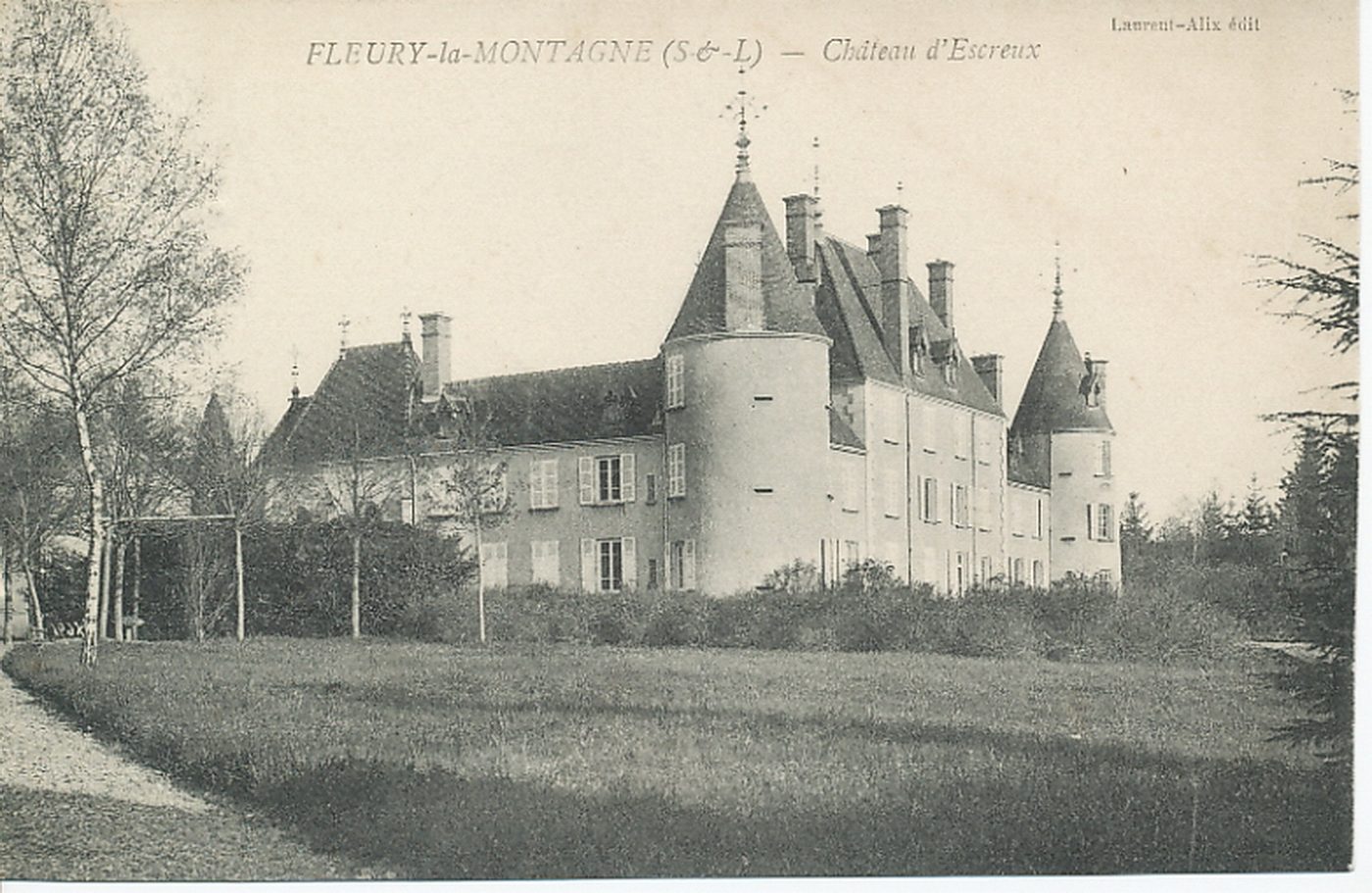 Fleury-la-Montagne. Château d'Escreux.