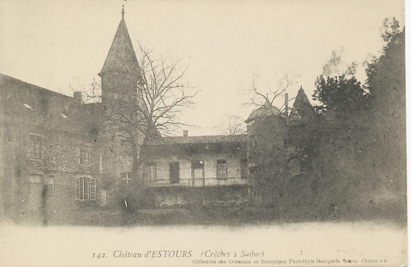 Château d'Estours (Crêches-sur-Saône).