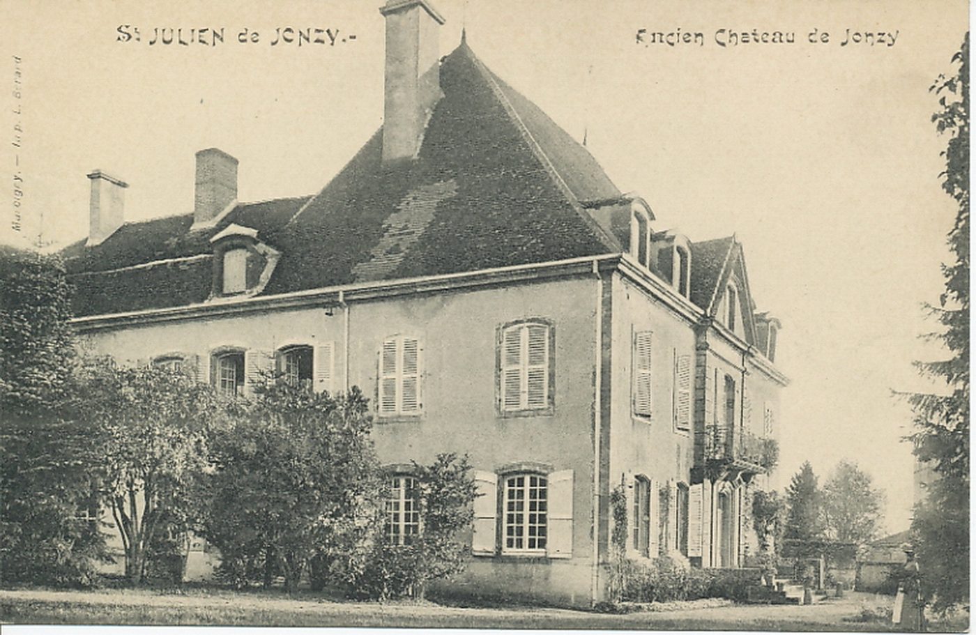 Saint-Julien-de-Jonzy. Ancien château de Jonzy.