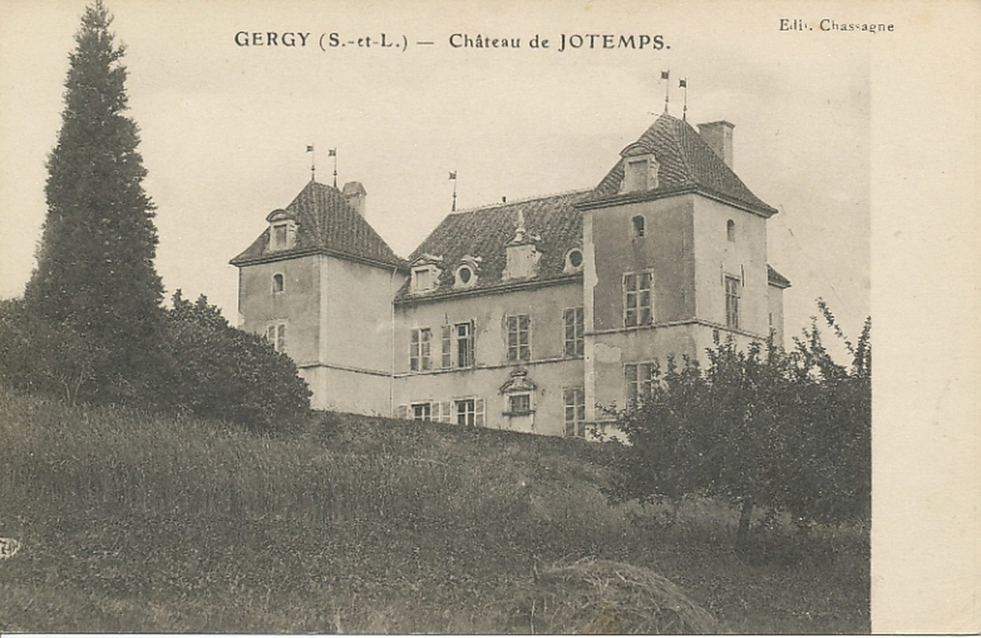 Gergy. Château de Jotemps.