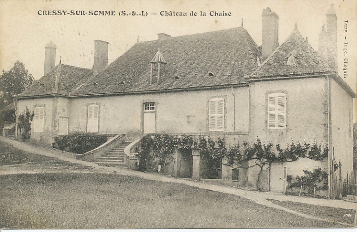 Cressy-sur-Grosne. Château de la Chaise.