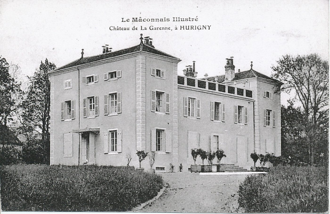 Le Mâconnais illustré. Château de la Garenne, à Hurigny.