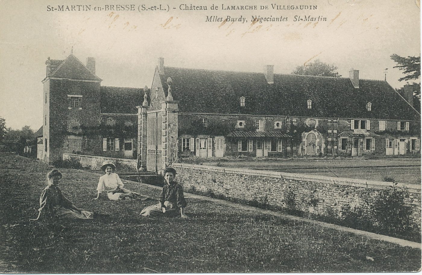 Saint-Martin-en-Bresse. Château de Lamarche de Villegaudin.