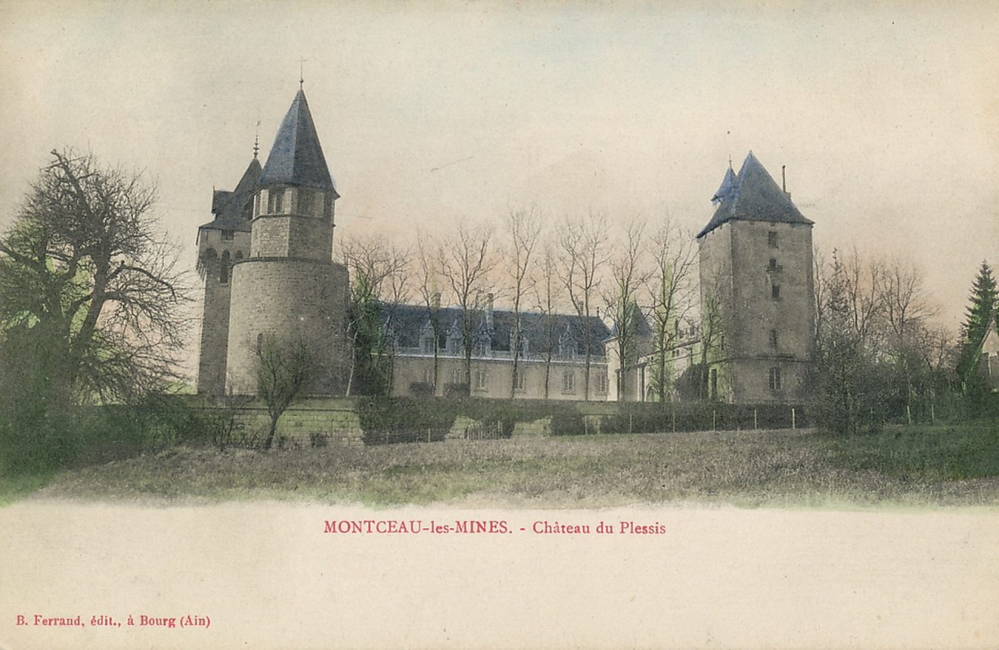 Montceau-les-Mines. Château du Plessis.