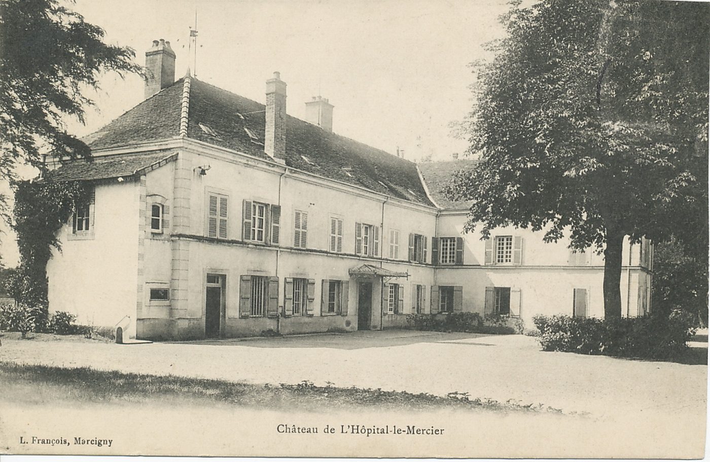 Château de l'Hôpital-le-Mercier.