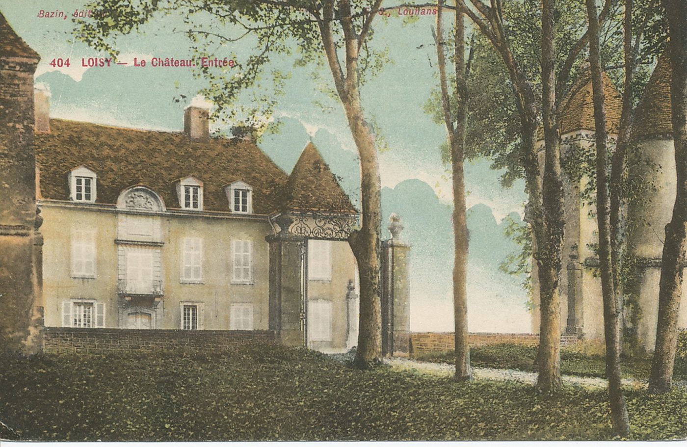 Loisy. Le château. Entrée.
