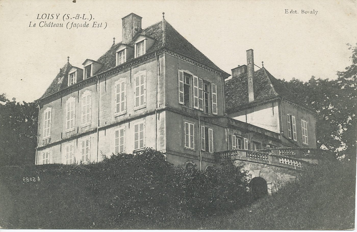 Loisy. Le château (façade Est).