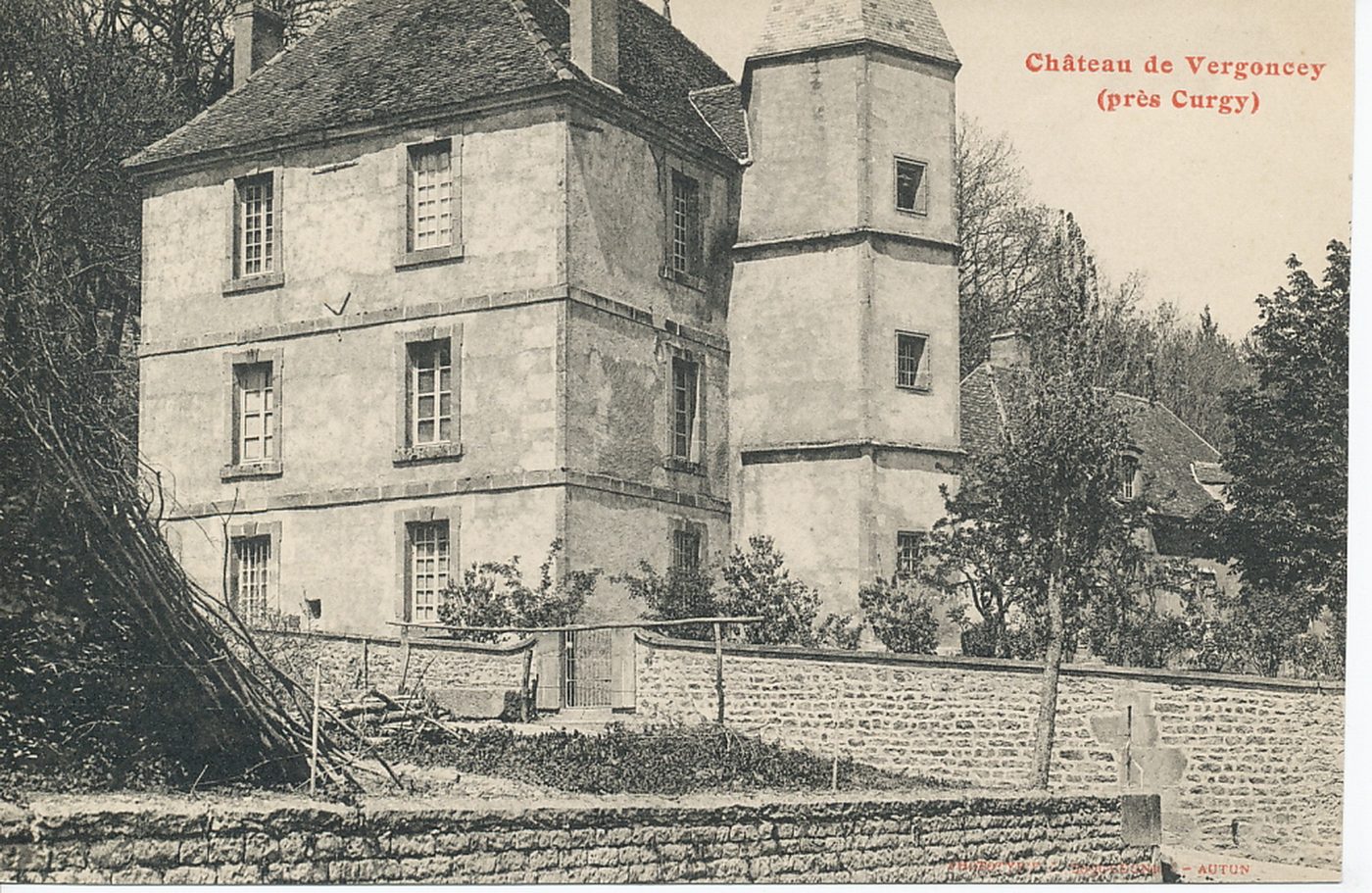 Château de Vergoncey (près Curgy).