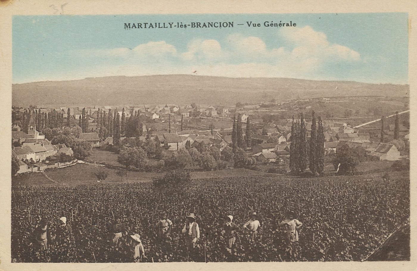 Martailly-lès-Brancion. Vue générale.
