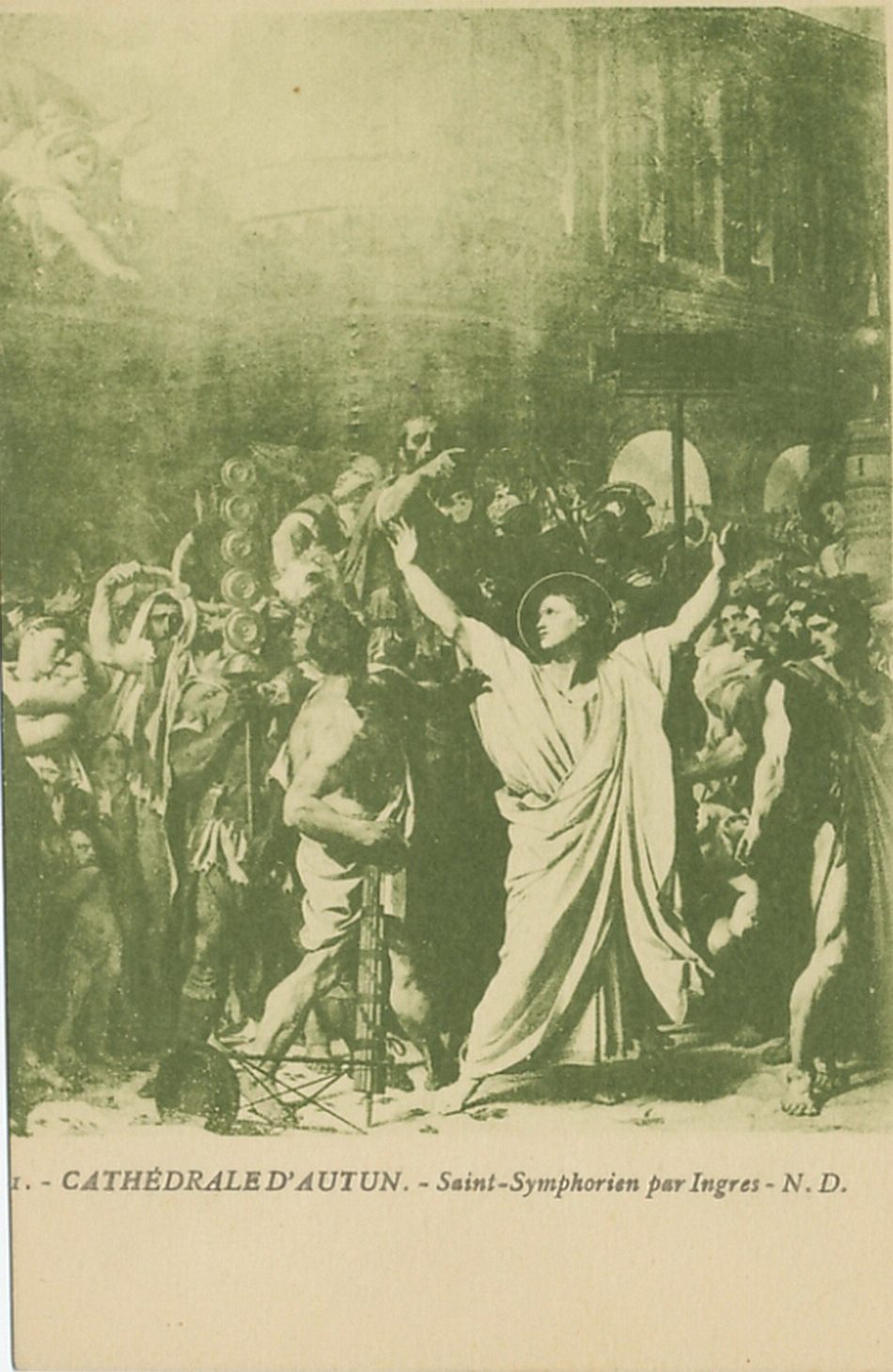 Cathédrale d'Autun. Saint Symphorien par Ingres.